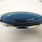 Danish Blue Glass Bowl £35