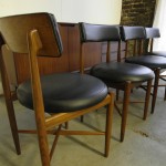 Set of Four Kofod Larsen Dining Chairs for  G Plan £175 SOLD