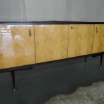 Vintage Italian Rosewood and Maple Lacquered Sideboard £1065 SOLD