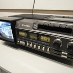 Vintage Silver Portable Tape /Radio/TV with Ipod input £95 SOLD