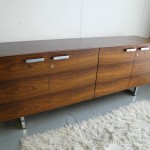 Gordon Russell GR1 Series Credenza in Brazilian Rosewood & Chrome £3500