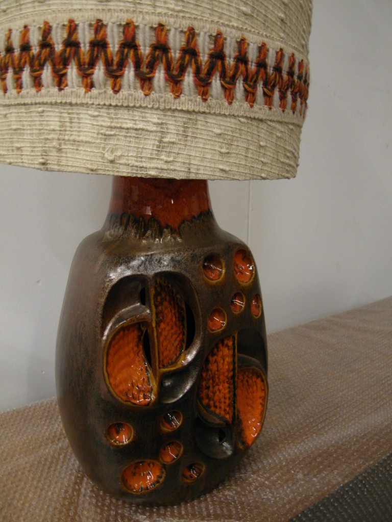 Rare Vintage West German Lava Lamp by Kera Keramik with Original Shade £190 SOLD
