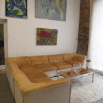 Vintage Six Piece Danish Leather Modular Corner Sofa £3450 SOLD